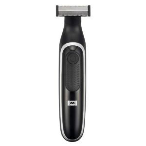 Oplaadbare baard- en bodytrimmer met ultradun scheermes, inclusief 4 afstandskammen Zwart
