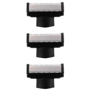 Set van 3 extra scheerhoofden voor de Melissa 16680054 trimmer Zwart