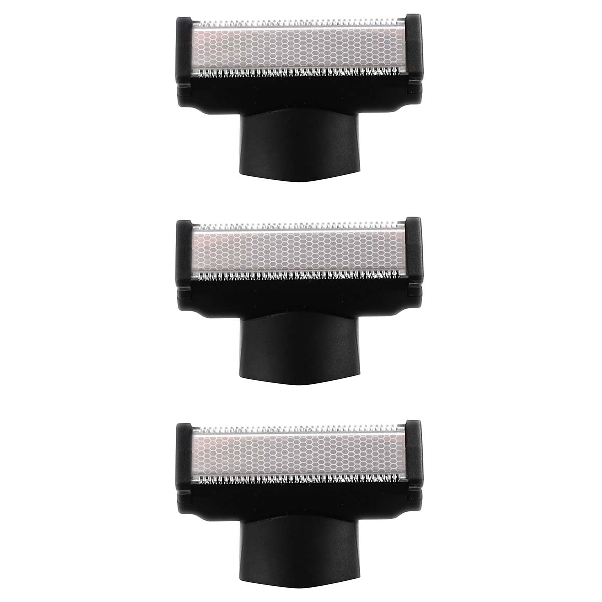 Set van 3 extra scheerhoofden voor de Melissa 16680054 trimmer Zwart