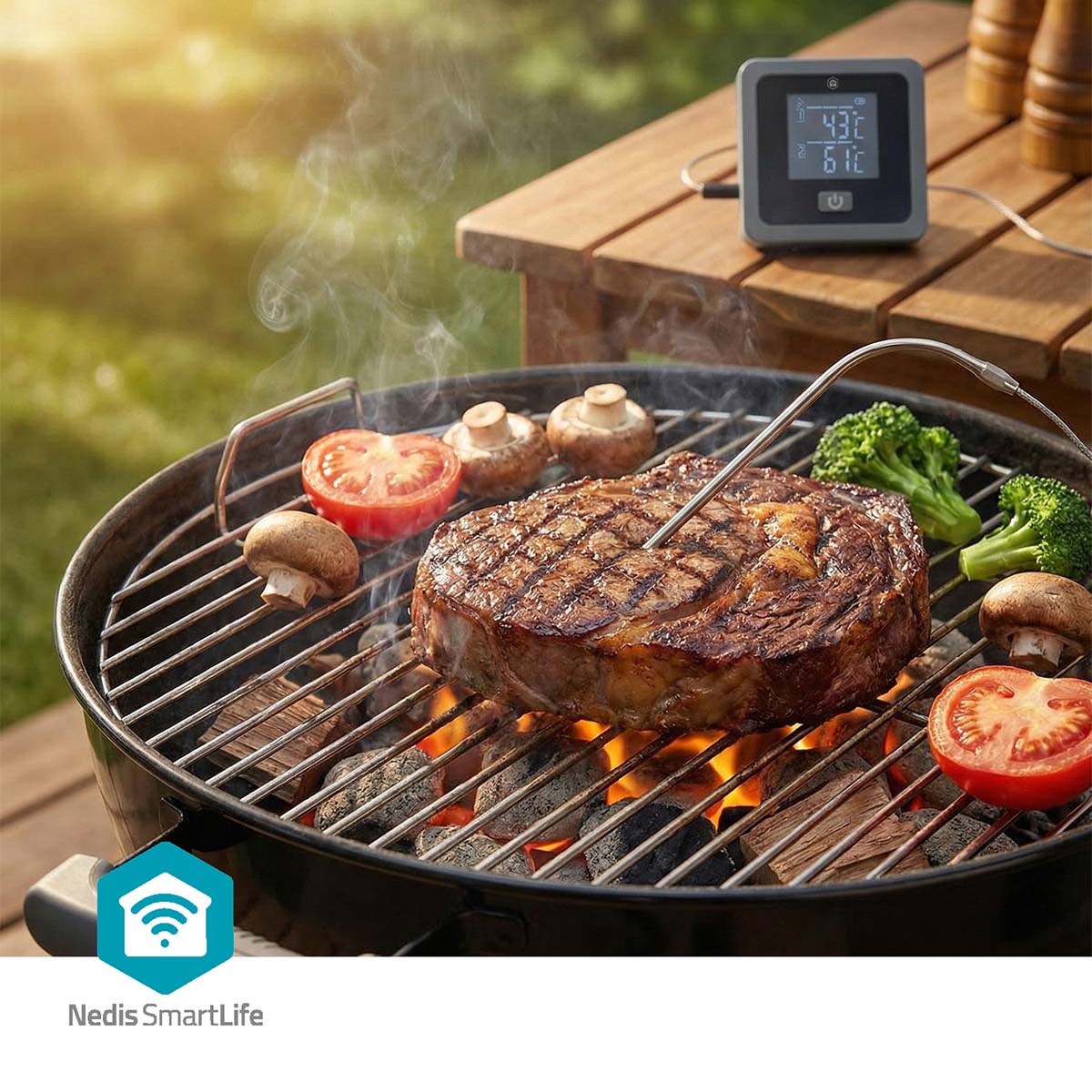 SmartLife Meat Thermometer | Bluetooth | 2 Probes - Afbeelding 10