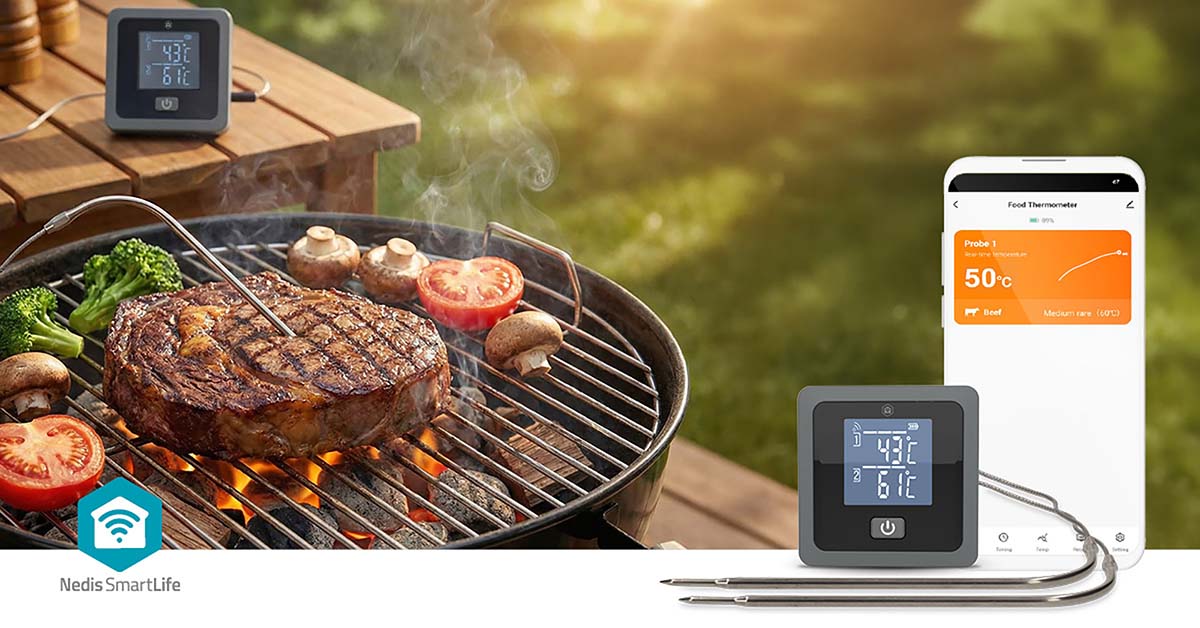 SmartLife Meat Thermometer | Bluetooth | 2 Probes - Afbeelding 14