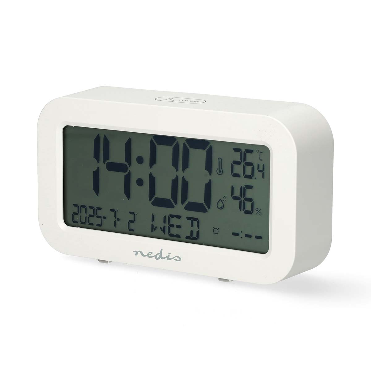 Digitale Tafelklok | LCD | Achtergrondverlichting | Snoozefunctie | Datumweergave | Timerfunctie | Hout