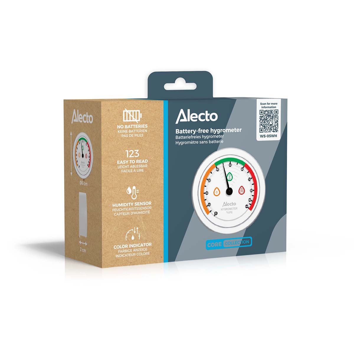 Analoge hygrometer Zwart - Afbeelding 6