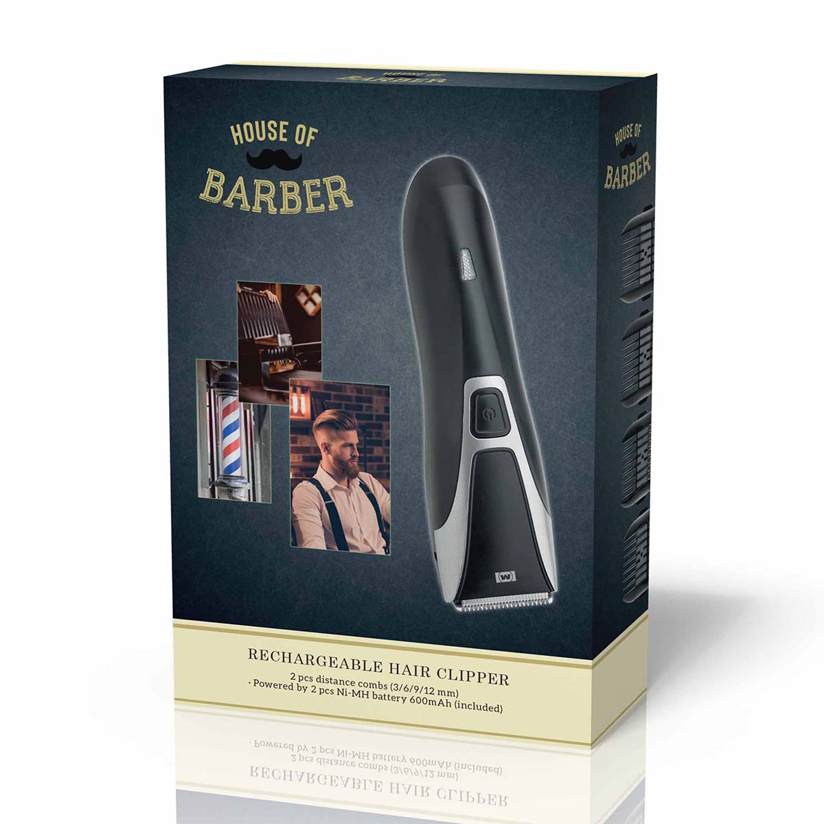 Haartondeuse oplaadbaar 3W Zwart - Afbeelding 5