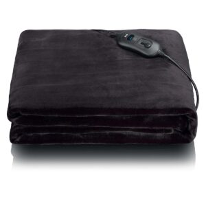 Plaid verwarming 180x130cm 120W Zwart