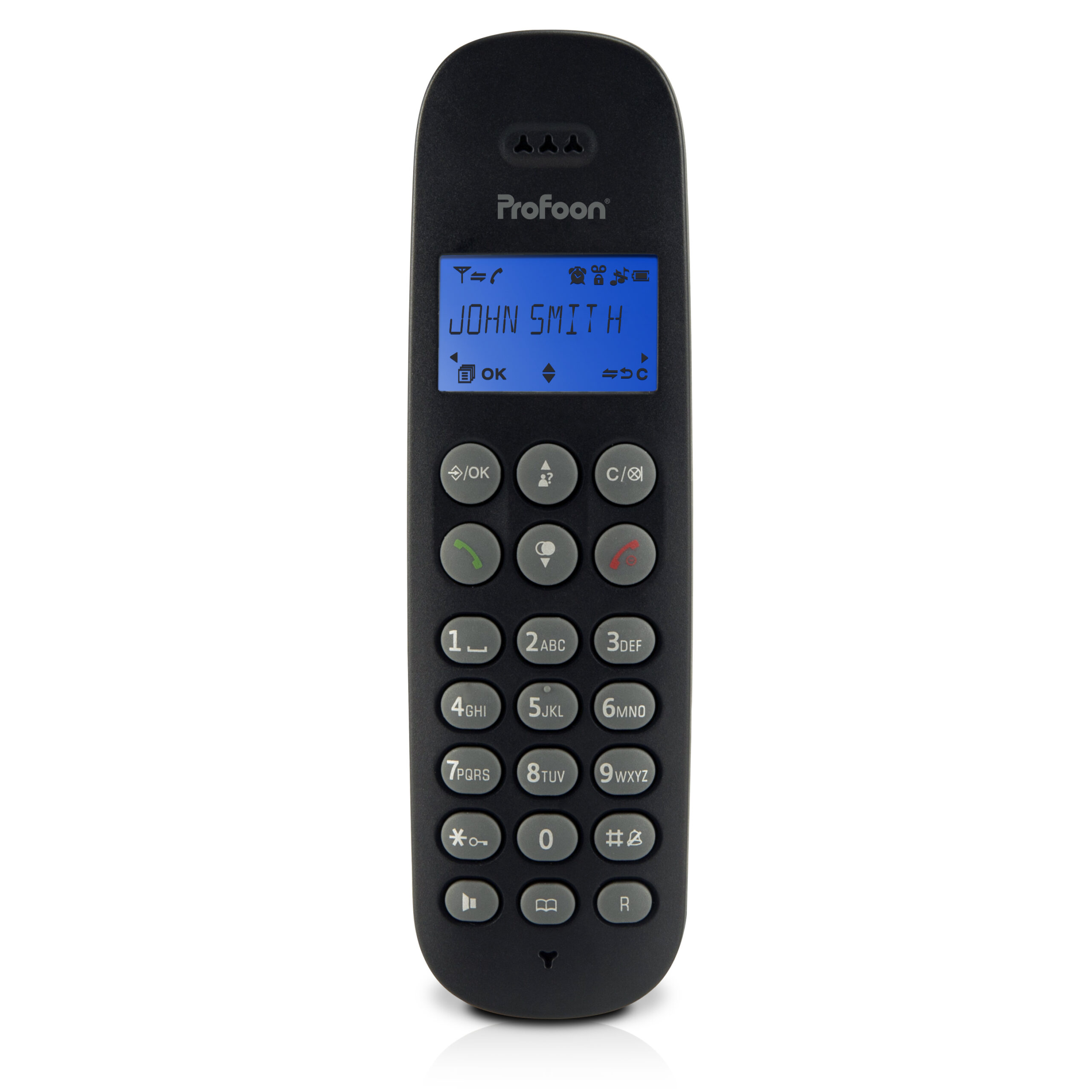 Draadloze telefoon met 2 handsets Zwart - Afbeelding 2