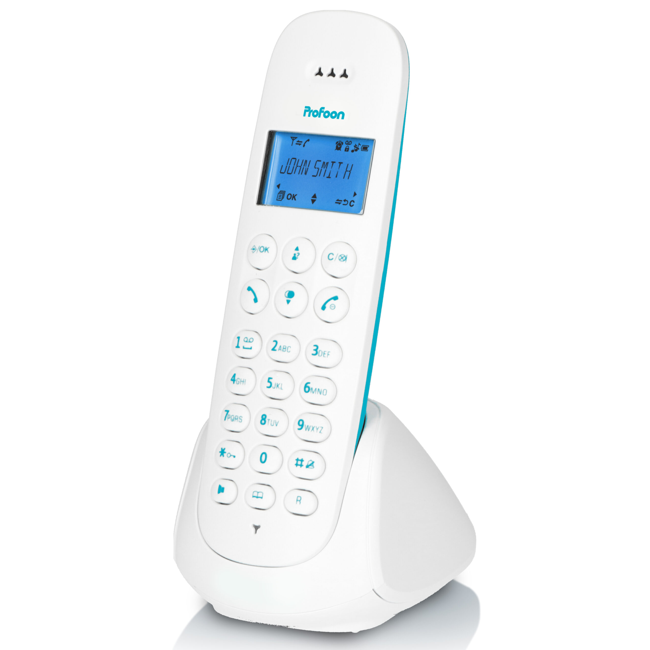 Draadloze telefoon met 1 handset Blauw - Afbeelding 7