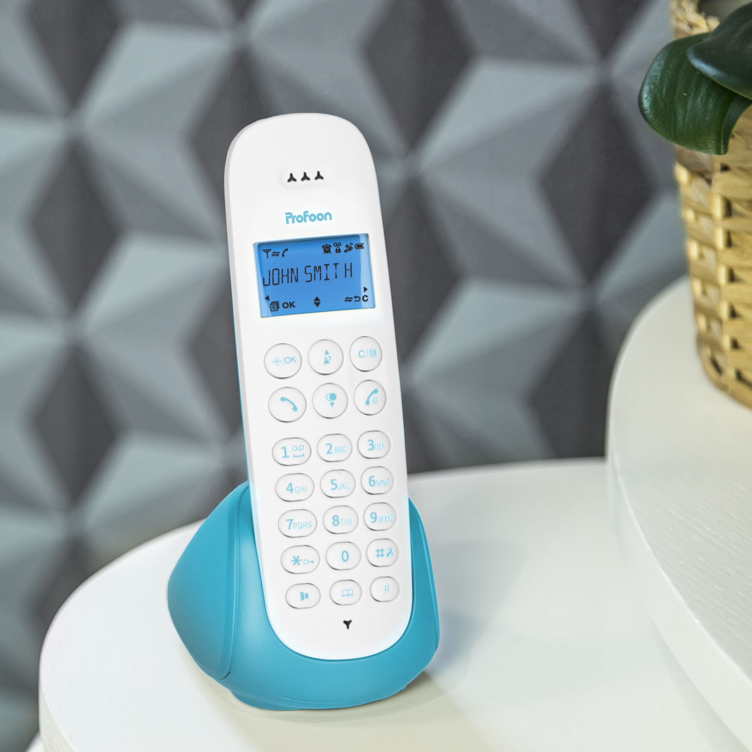 Draadloze telefoon met 1 handset Blauw - Afbeelding 10