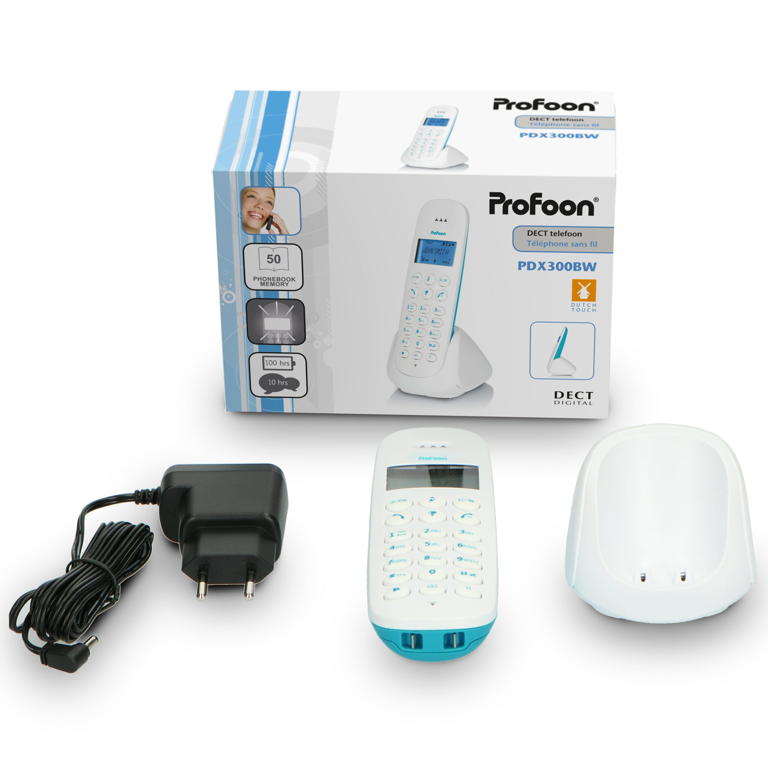 Draadloze telefoon met 1 handset Blauw - Afbeelding 11