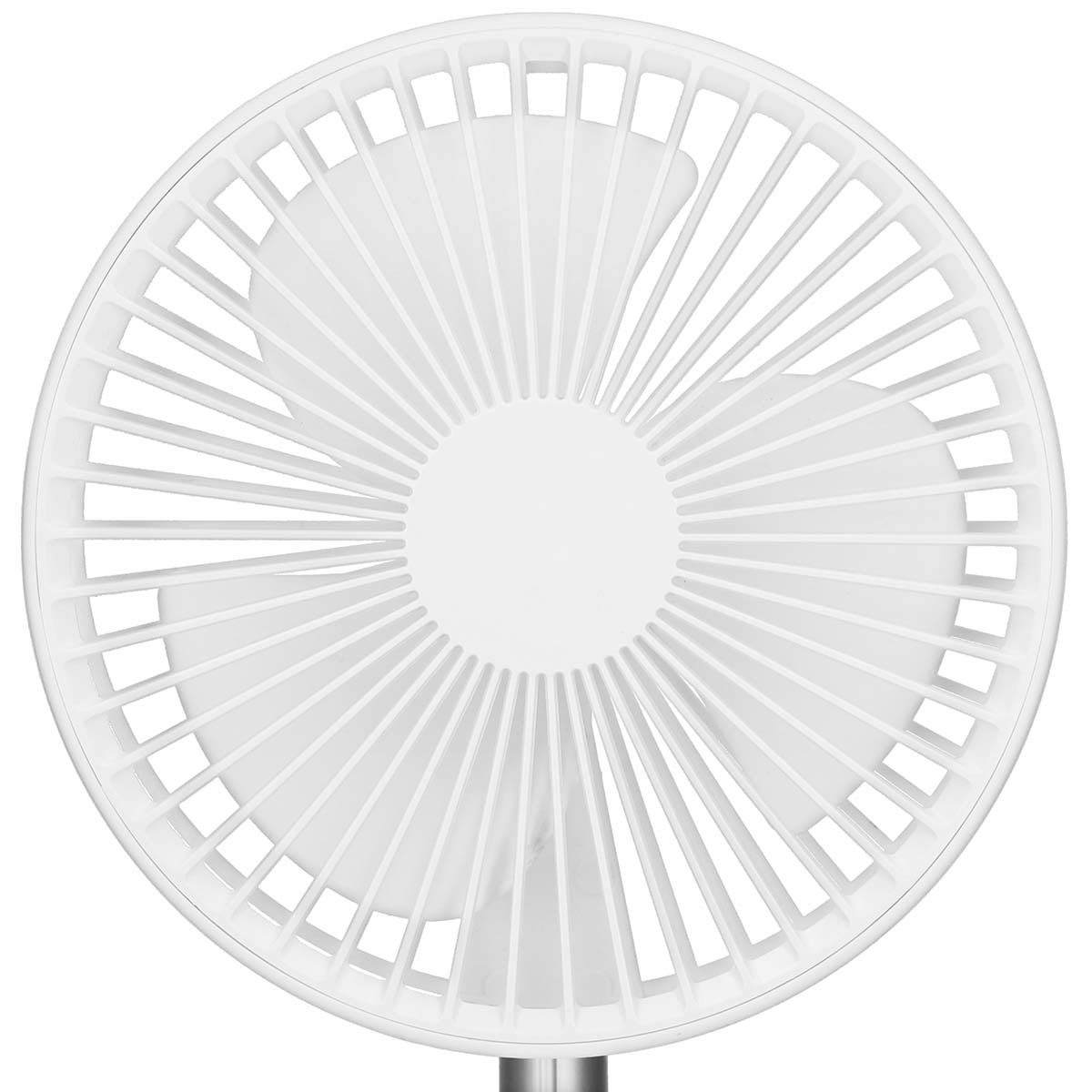 Draagbare flexibele tafel- en voetventilator van 20 cm met Li-ion batterij Wit - Afbeelding 12