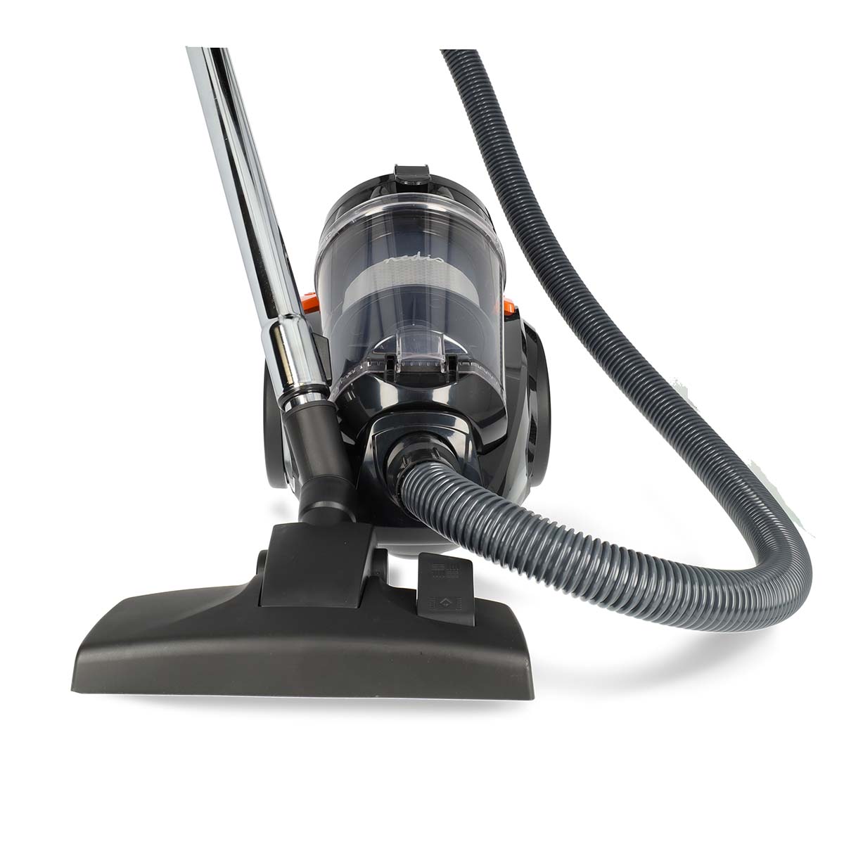 Zakloze Stofzuiger | Zakloos | 700 W | Stof capaciteit: 3.0 l | Combi-Borstel | Actieradius: 8.50 m | HEPA-luchtfilter | Antraciet / Oranje / Zwart - Afbeelding 3