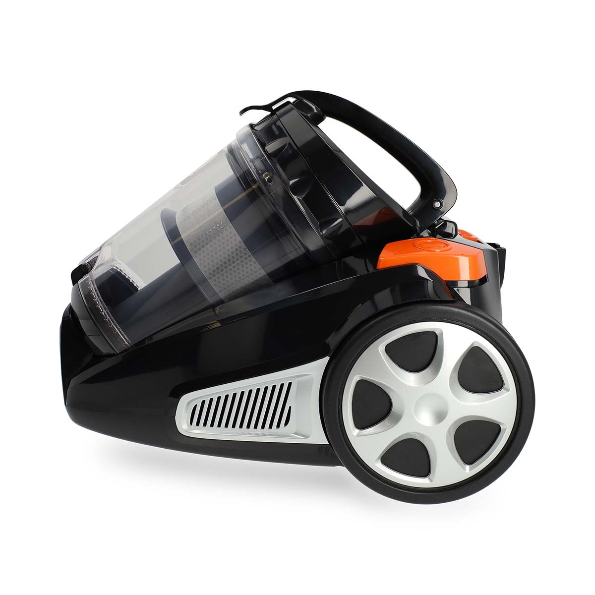 Zakloze Stofzuiger | Zakloos | 700 W | Stof capaciteit: 3.0 l | Combi-Borstel | Actieradius: 8.50 m | HEPA-luchtfilter | Antraciet / Oranje / Zwart - Afbeelding 4
