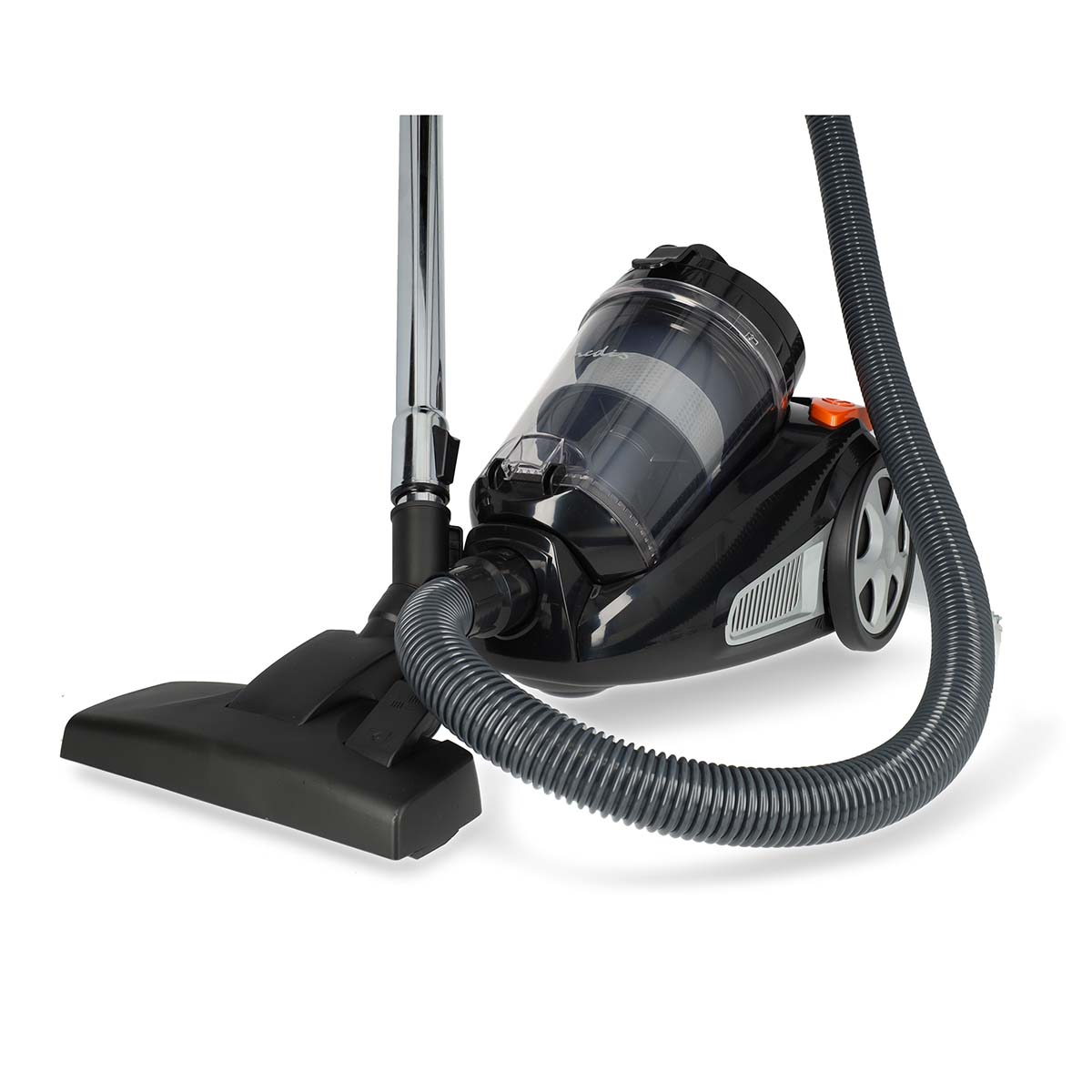 Zakloze Stofzuiger | Zakloos | 700 W | Stof capaciteit: 3.0 l | Combi-Borstel | Actieradius: 8.50 m | HEPA-luchtfilter | Antraciet / Oranje / Zwart - Afbeelding 5