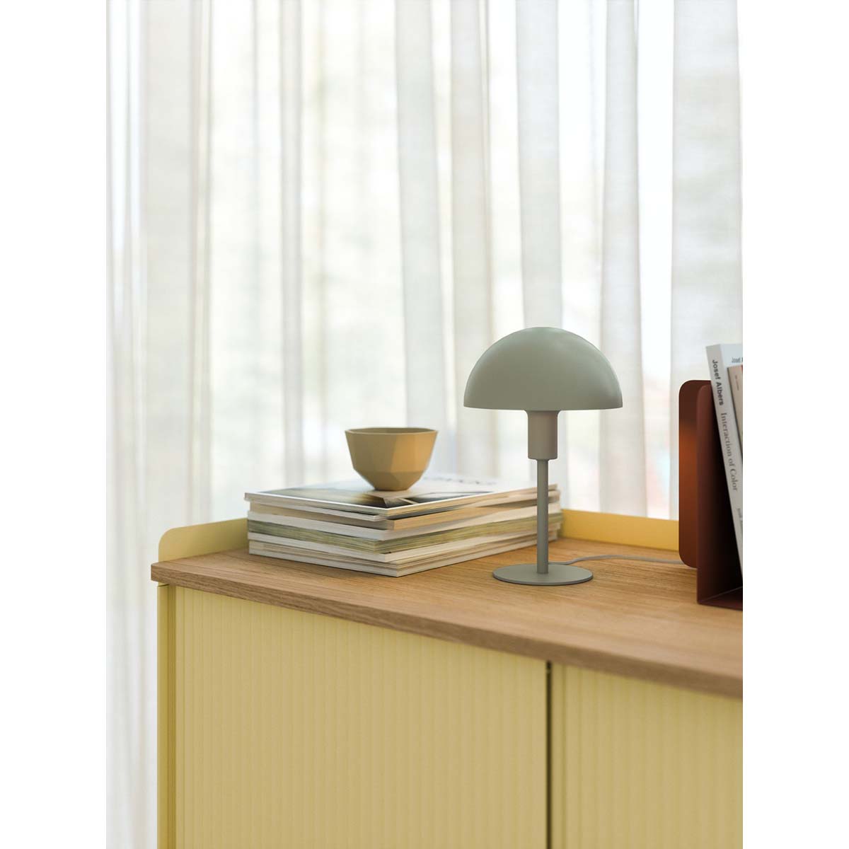 Ellen Mini Tafellamp Stoffig groen - Afbeelding 2