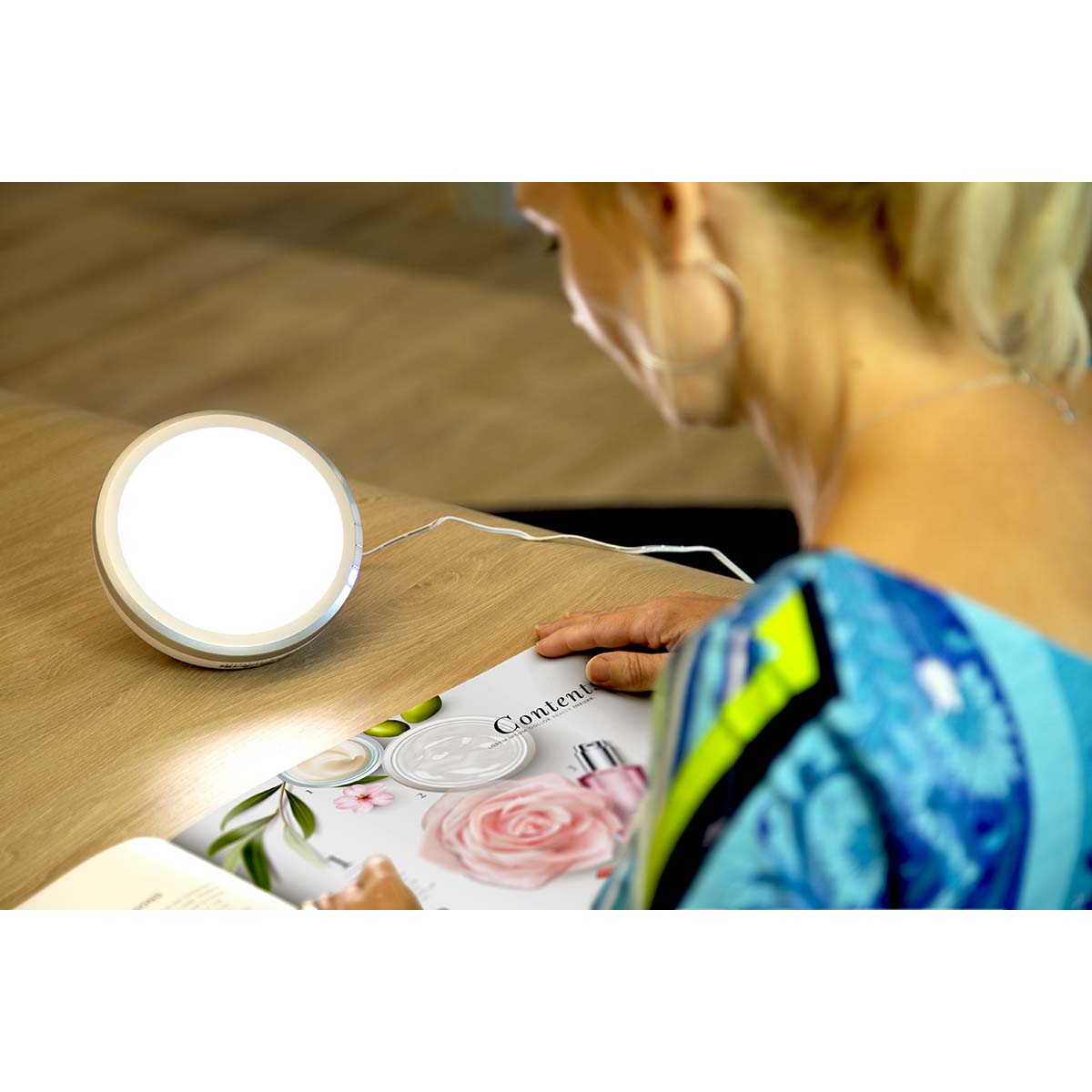 Energielamp / lichttherapielamp Wit/Zilver - Afbeelding 9