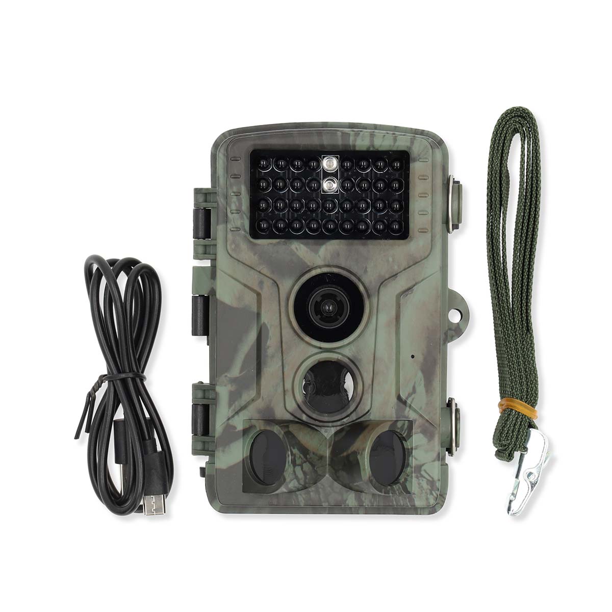 Wildcamera | 4K@10fps | 50 MPixel | 5 MPixel CMOS | IP65 | Zwart No-Glow IR | Nachtzicht | Kijkhoek: 60 ° | Bewegingssensor | Detectiehoek: 130 ° | Detectiebereik: 20 m | Schermdiagonaal: 2.40 " | LCD-Scherm | Bruin / Groen - Afbeelding 12