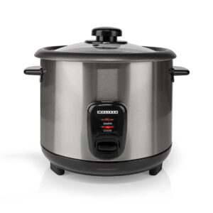 Rijstkoker | 1,5 l | 500 W | Anti-aanbaklaag | Uitneembare kom | Stoommandje | Warmhoudfunctie | Automatische uitschakeling