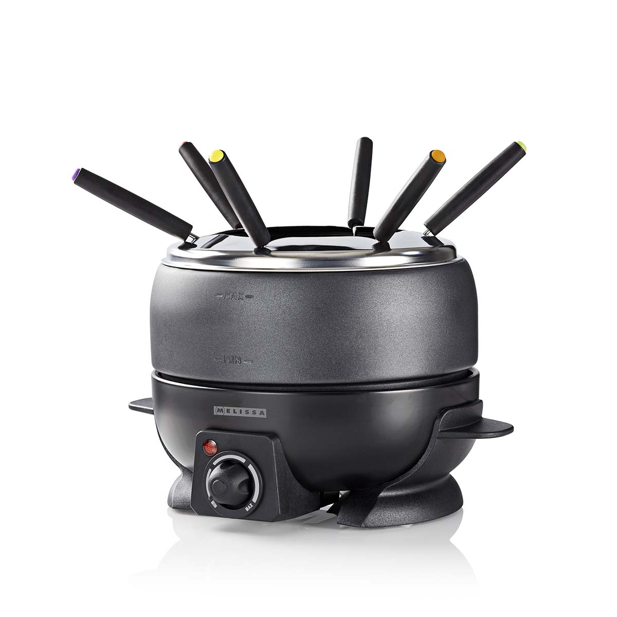 Fondueset | 6 personen | 2,3 l | Regelbare temperatuurregeling | 800 W | Handgrepen met koele touch | Antislipvoetjes | Oververhittingsbeveiliging - Afbeelding 4