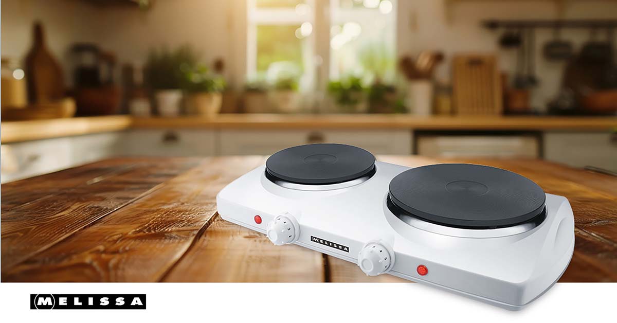 Dubbele elektrische kookplaat | 2300 W | Ø 18,5 + 15,5 cm | 5 warmtestanden | Antislipvoetjes | Wit - Afbeelding 8