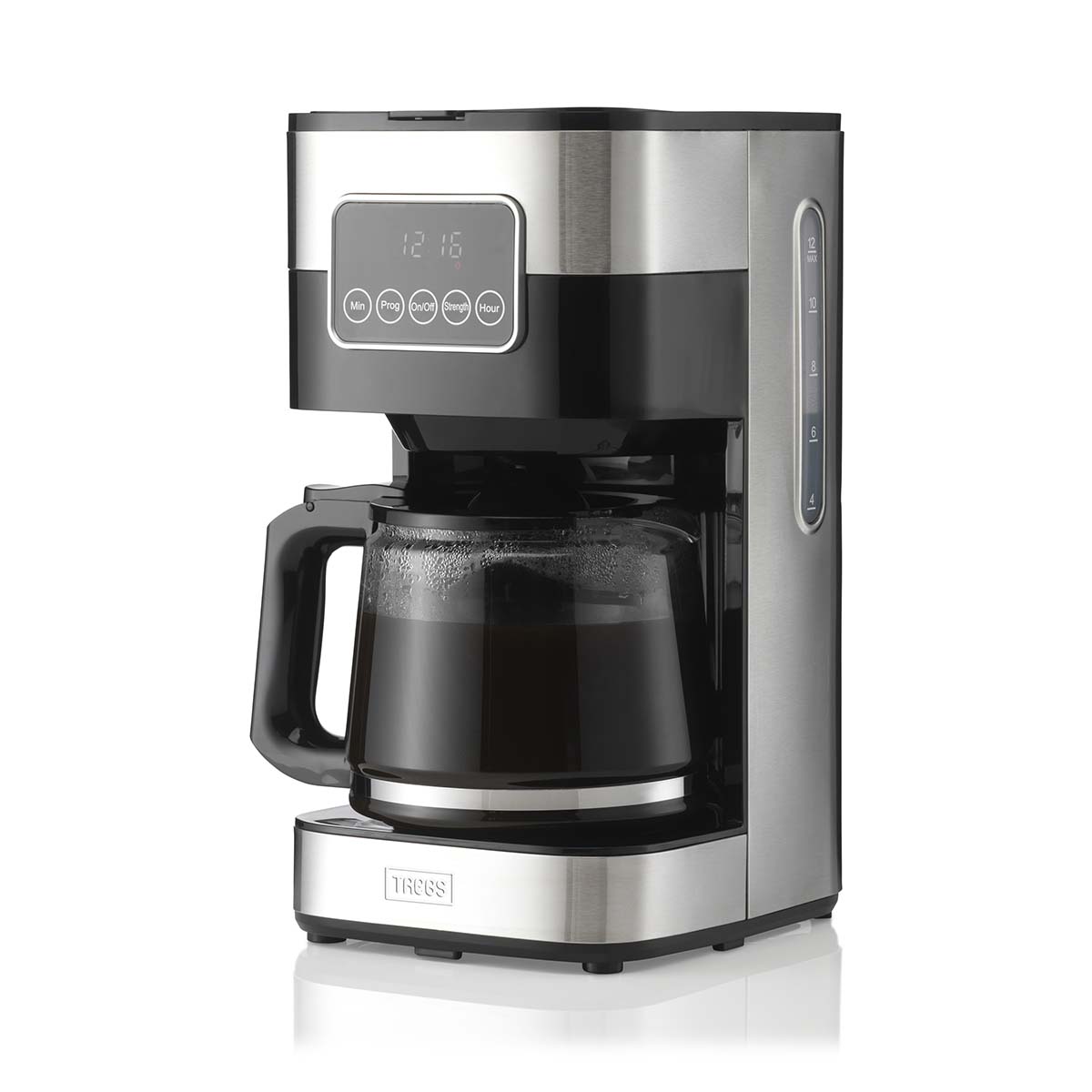 Filter coffee maker 1,5L Stainless Steel - Afbeelding 2
