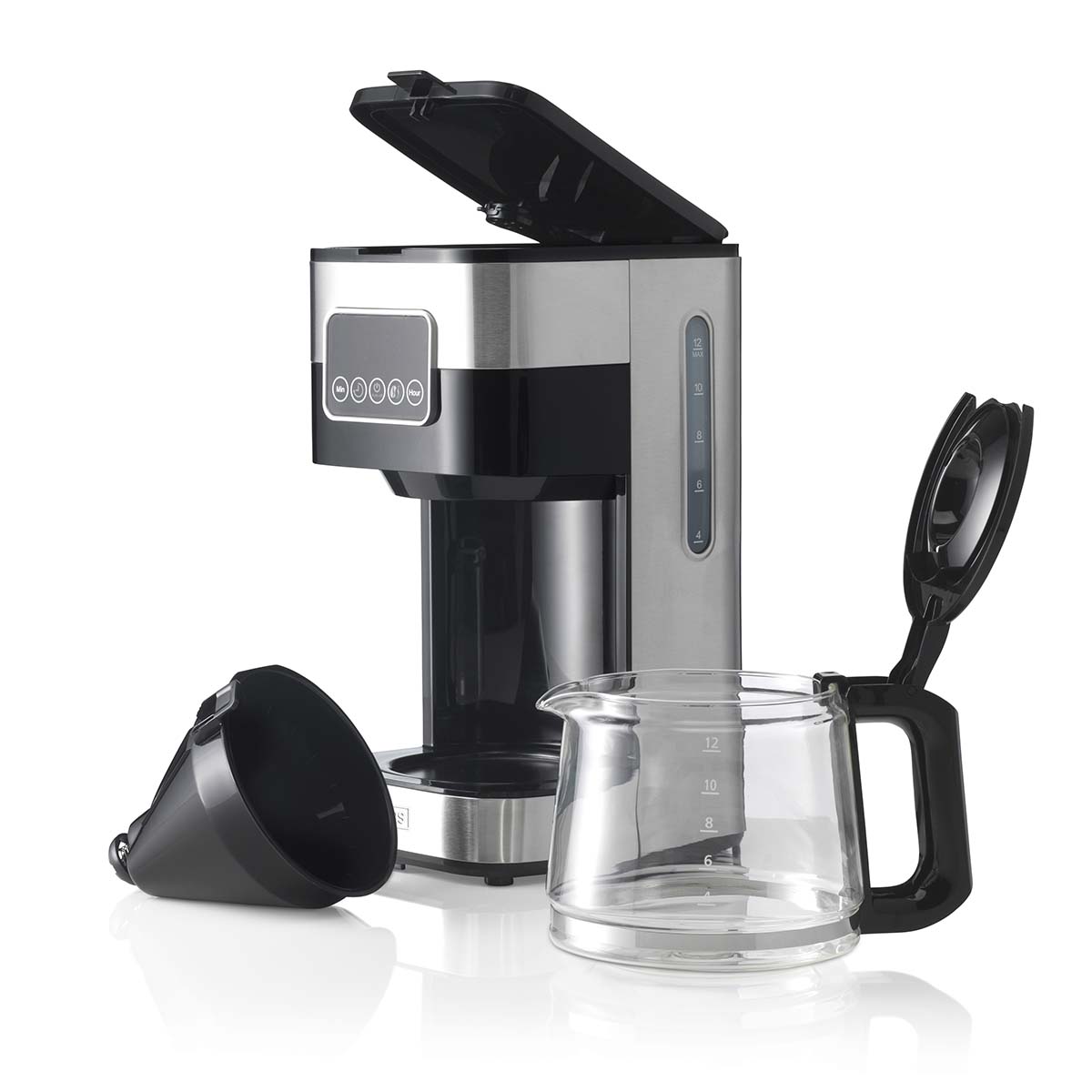 Filter coffee maker 1,5L Stainless Steel - Afbeelding 9