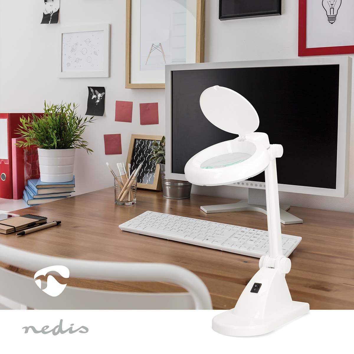 Tafel-Loeplamp | Lenssterkte: 3 + 12 Diopter | 6500 K | 6 W | 400 lm | Wit - Afbeelding 2