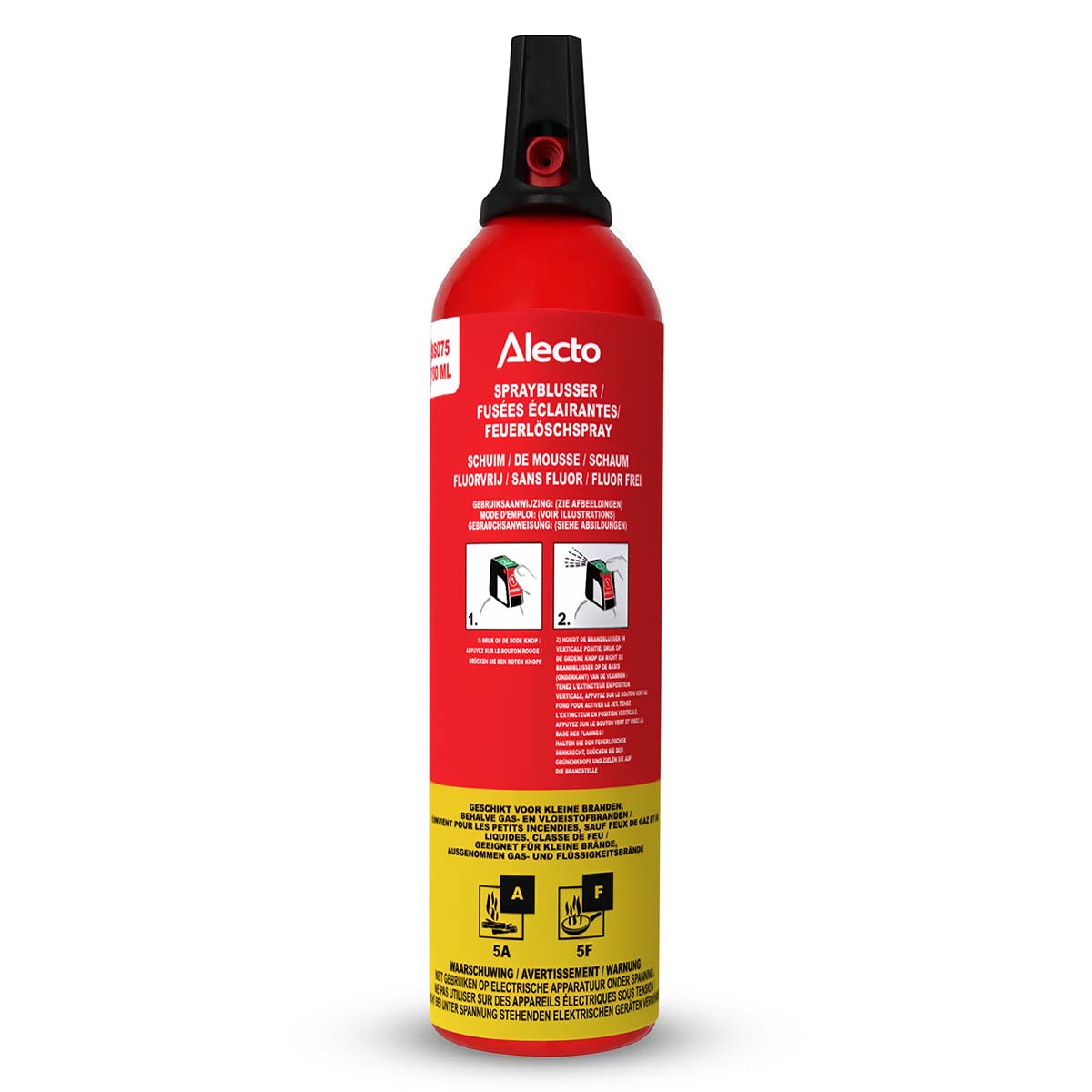 Spuit brandblusser 750ml Schuim