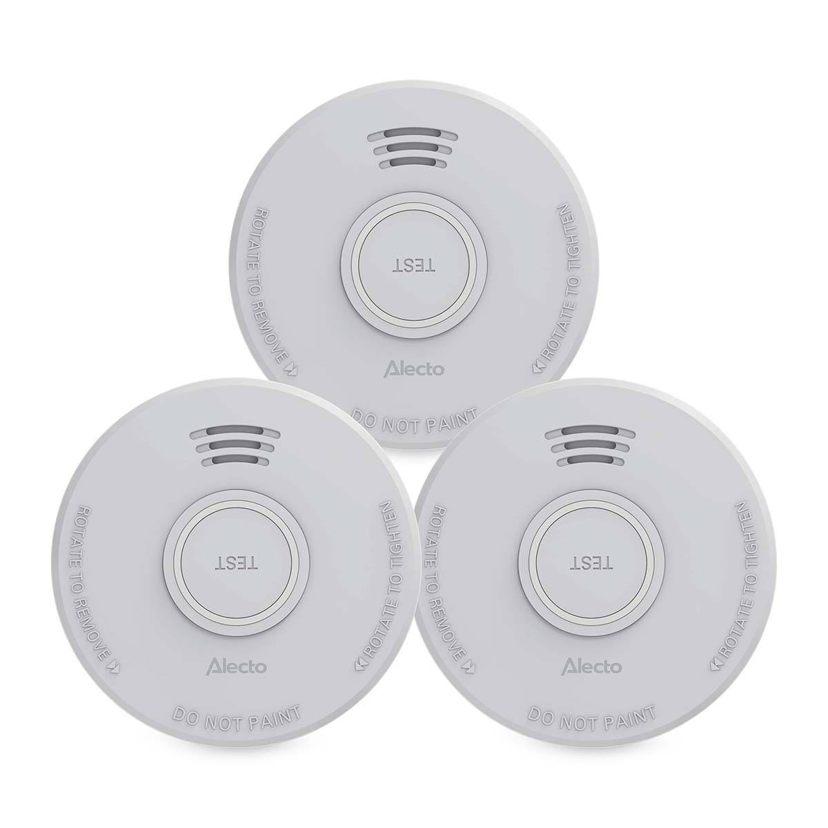 Stand-alone rookmelder met 1 jaar batterij 3 stuks - Afbeelding 3