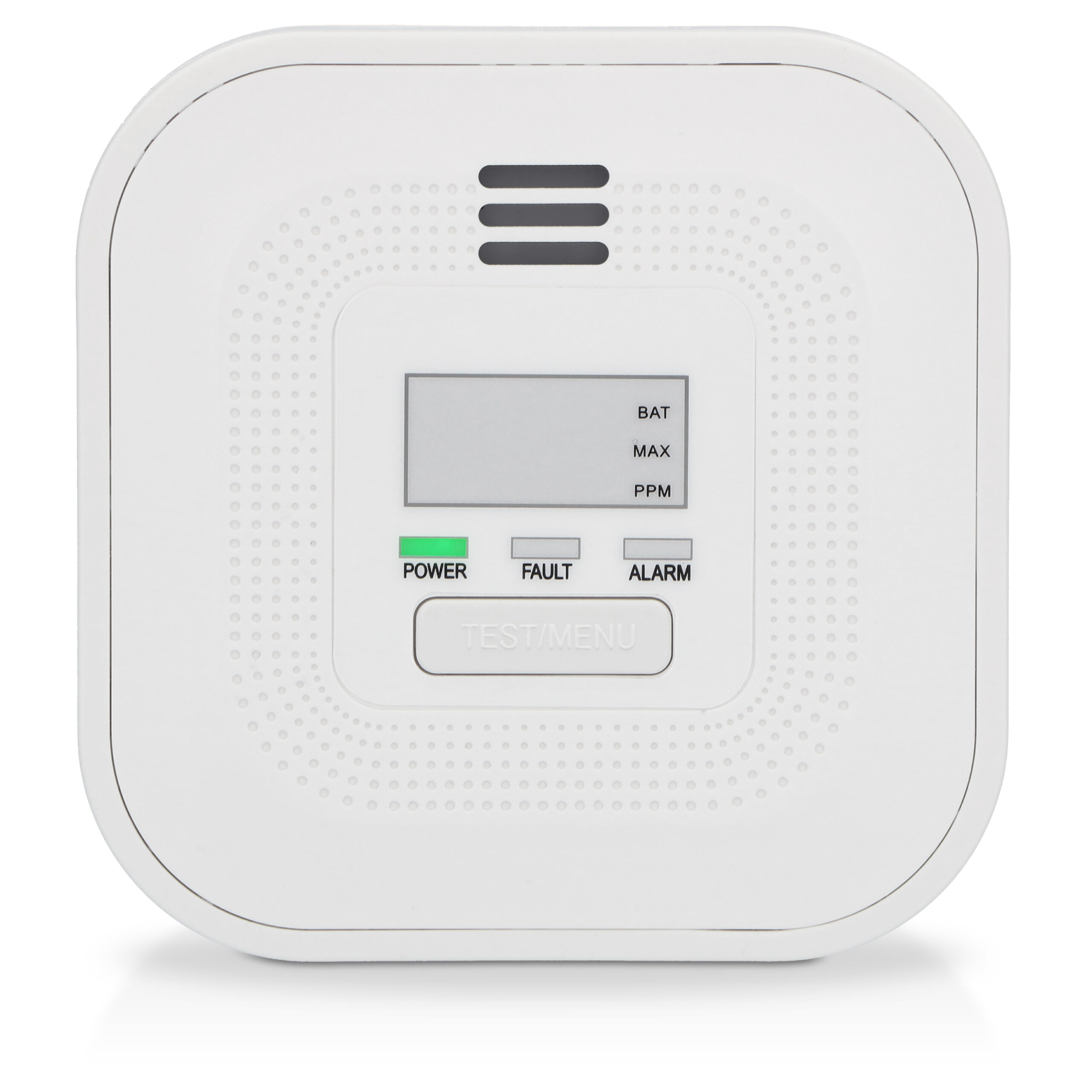 Koolmonoxidemelder met display en 10 jaars sensor en batterij, wit - Afbeelding 2