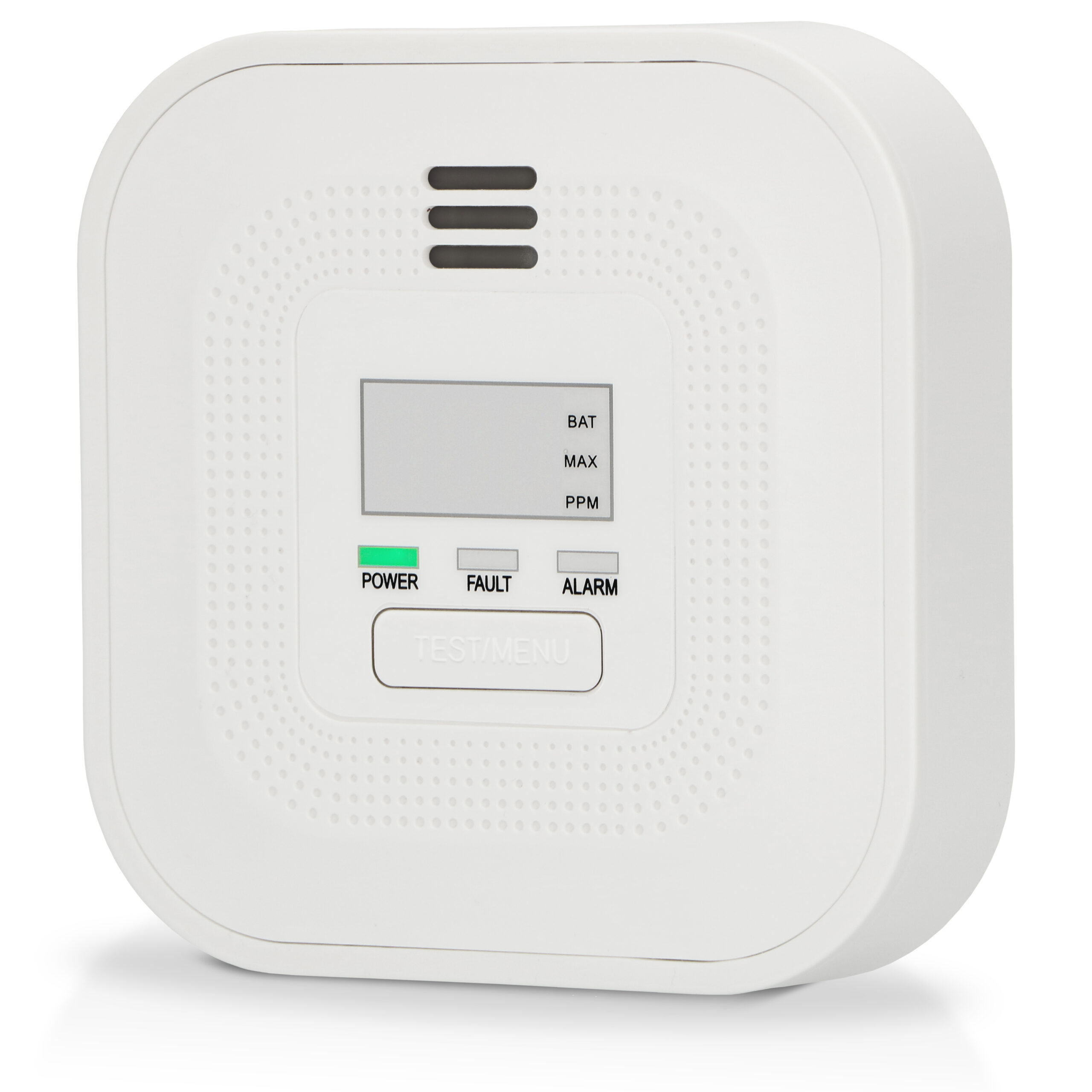 Koolmonoxidemelder met display en 10 jaars sensor en batterij, wit - Afbeelding 3