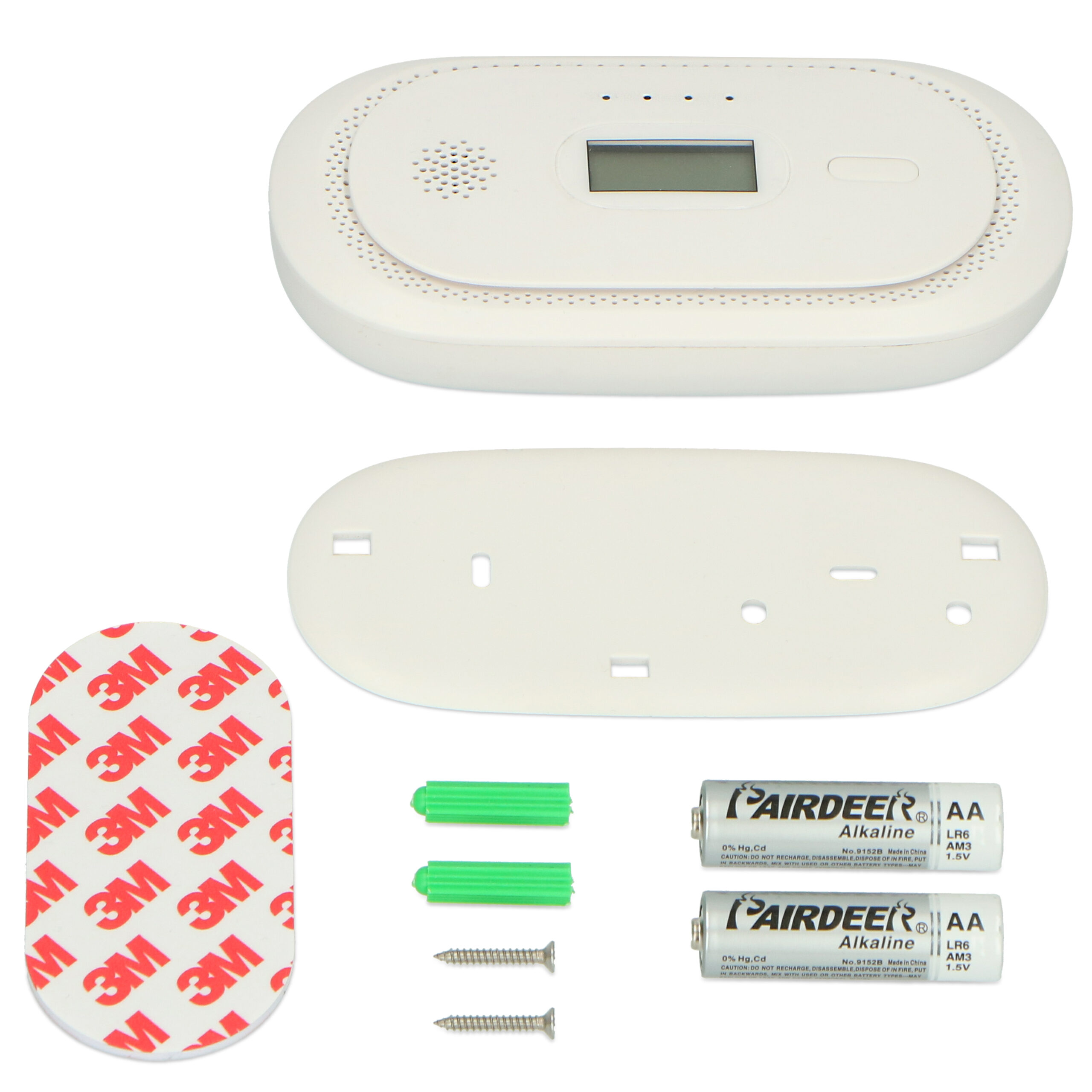 Set van rookmelder en koolmonoxidemelder Wit - Afbeelding 14