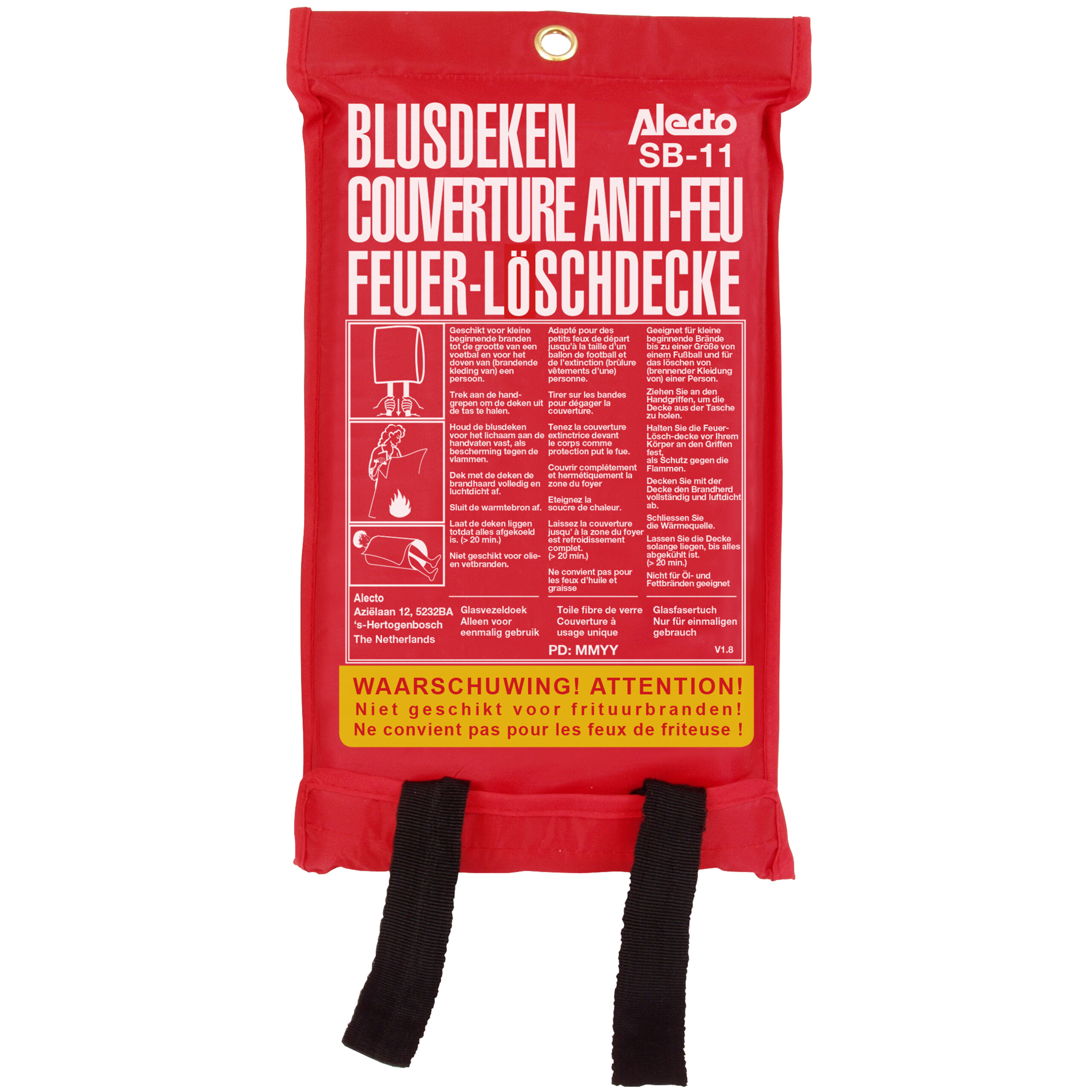 Blusdeken 100 x 100 cm - Afbeelding 2