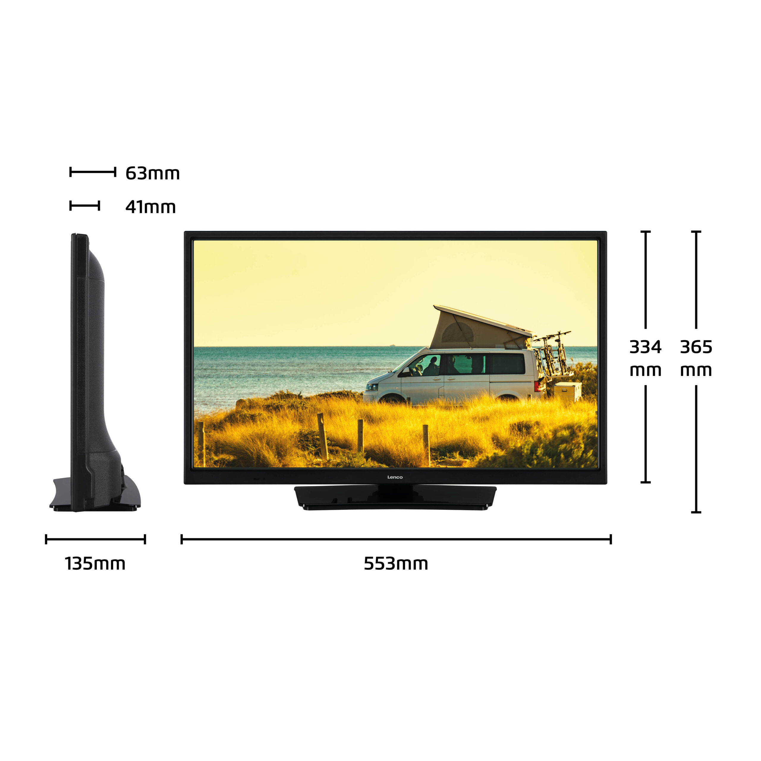 24 inch Smart HD LED TV Bluetooth® 12V - Afbeelding 13
