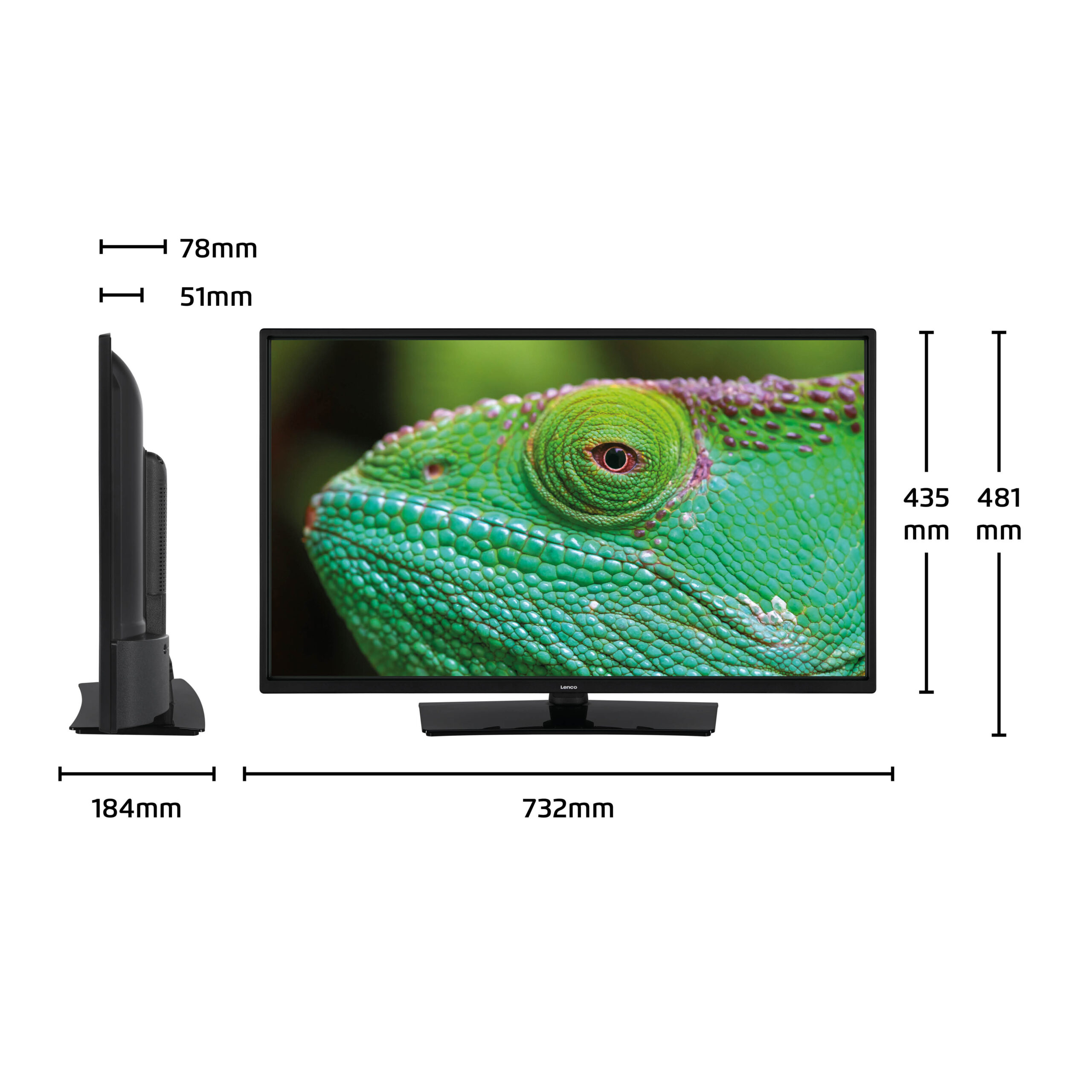 32 inch Smart HD LED TV Bluetooth® 12V - Afbeelding 13