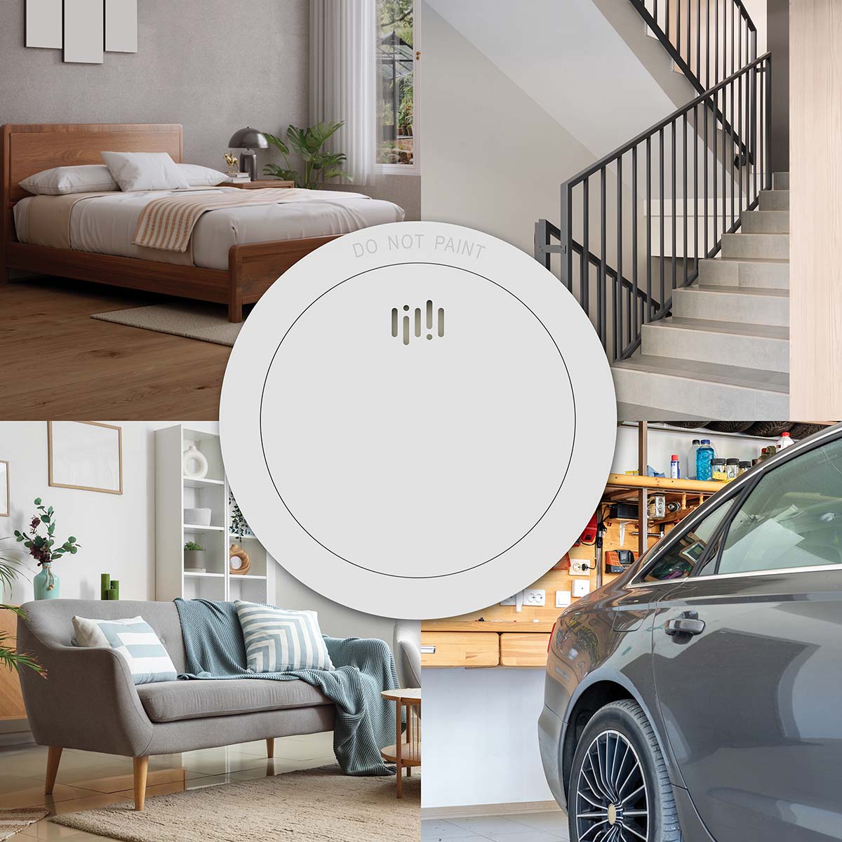 2x Smoke detector with 10 years battery and sensor runtime White - Afbeelding 3