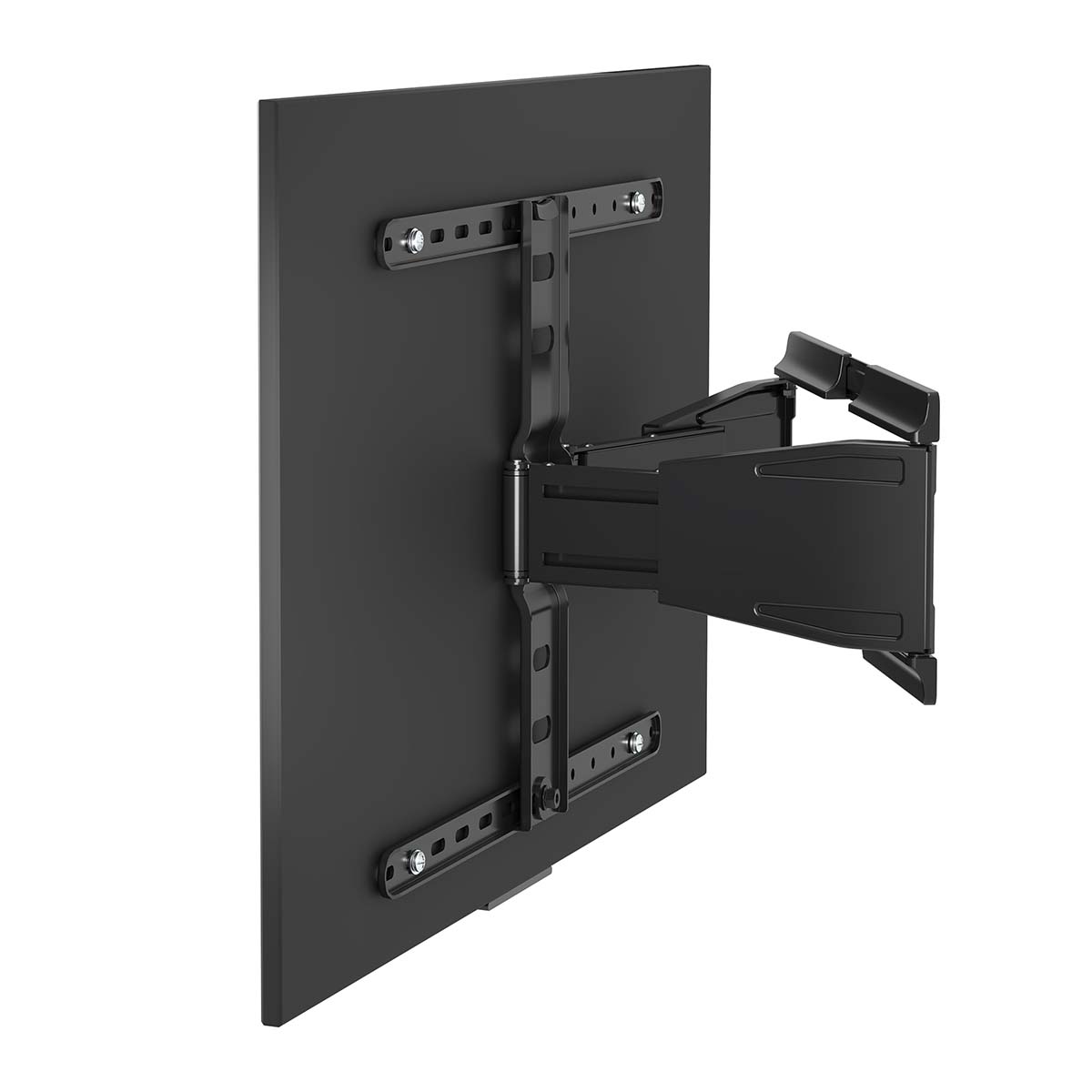 Draai- en Kantelbare TV-Muurbeugel | 43 - 90 " | Maximaal schermgewicht: 50 kg | Kantelbaar | Draaibaar | Minimale muurafstand: 19.6 mm | 2 Draaipunt(en) | ABS / Metaal | Zwart - Afbeelding 4