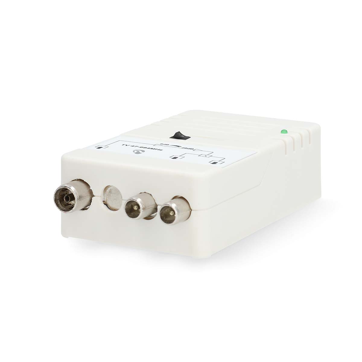 CATV-Versterker | Versterking: 25 dB | 47 - 694 MHz | Outputs: 2 | Versterkingsregelaar | Wit - Afbeelding 3