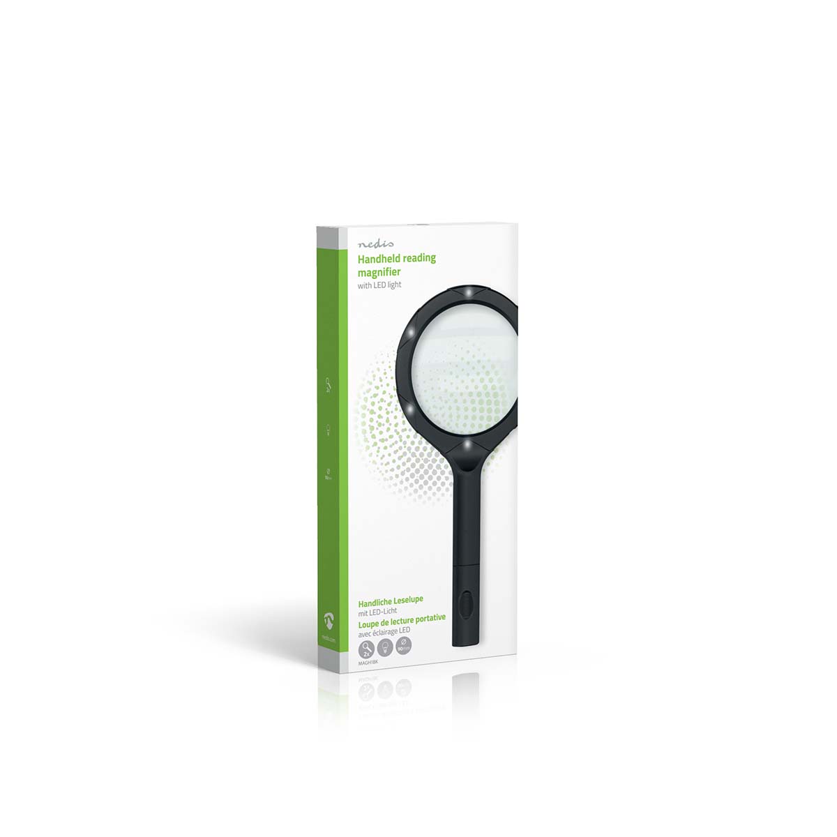 Handloep | Lenssterkte: 4 Diopter | 10000 K | 0.05 W | 9 lm | Zwart - Afbeelding 14