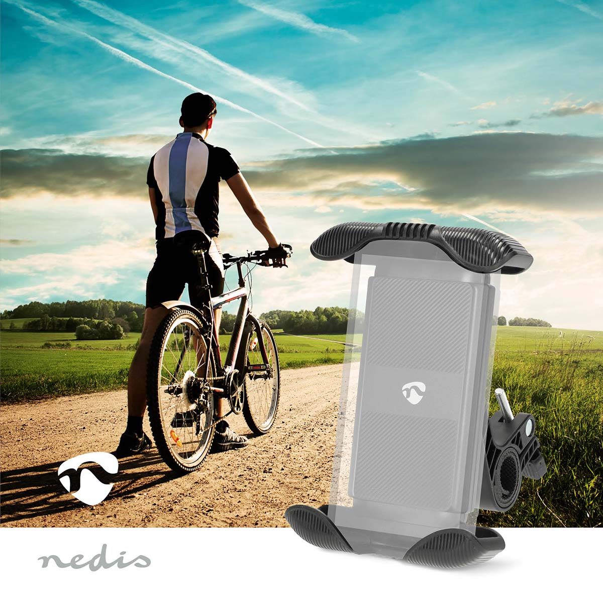 Smartphonehouder Fiets | Universeel | Draai- en Kantelbaar | Verstelbaar - Afbeelding 2
