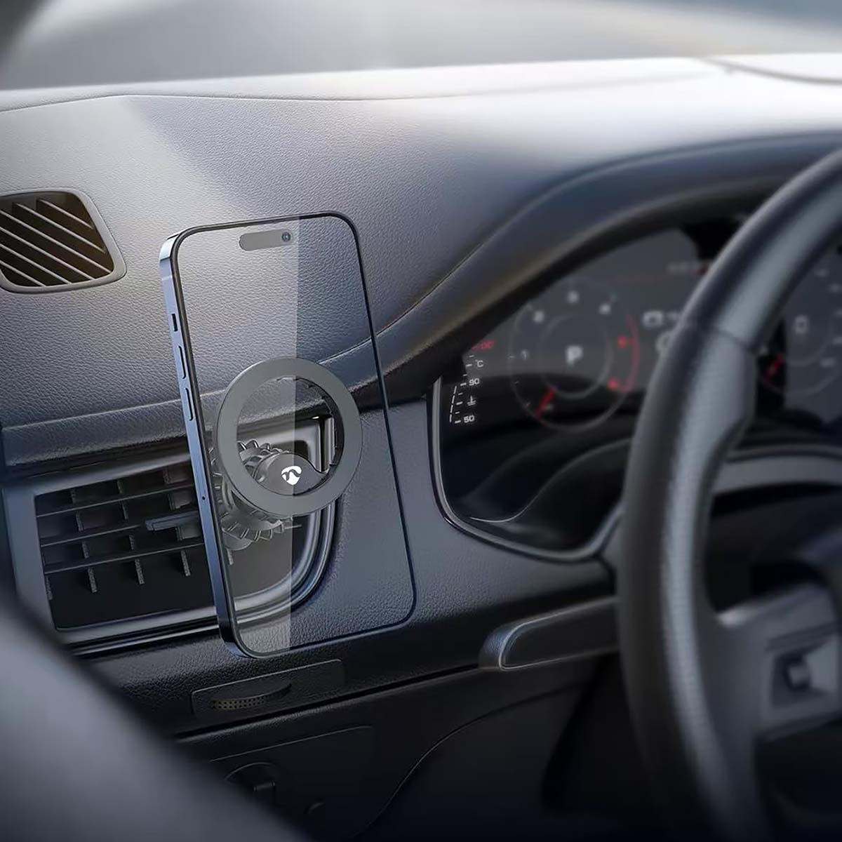 Smartphonehouder Auto | Magnetisch | Luchtventilatie in de auto | Universeel | Verstelbare hoek - Afbeelding 6
