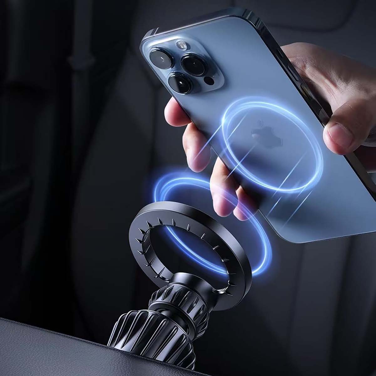 Smartphonehouder Auto | Magnetisch | Luchtventilatie in de auto | Universeel | Verstelbare hoek - Afbeelding 8