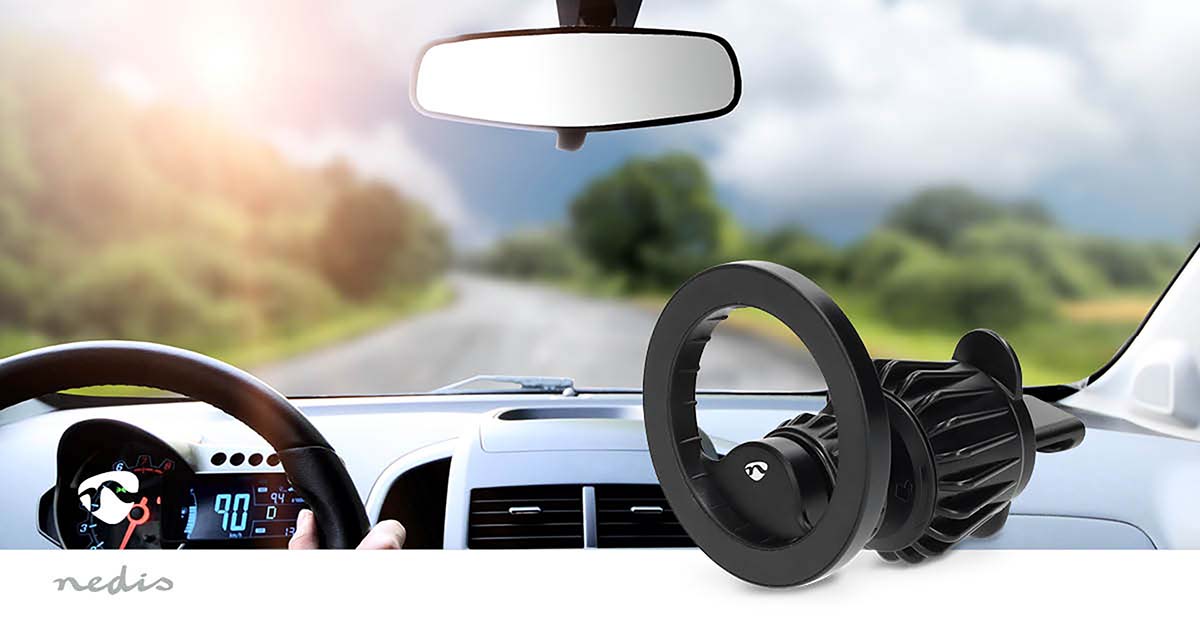 Smartphonehouder Auto | Magnetisch | Luchtventilatie in de auto | Universeel | Verstelbare hoek - Afbeelding 13