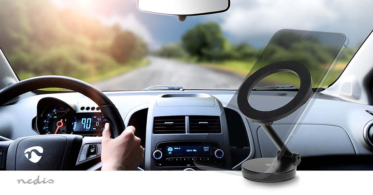 Smartphonehouder Auto | Magnetisch | Autoraam en Dashboard | Universeel | Draai- en Kantelbaar / Verstelbare hoek - Afbeelding 14