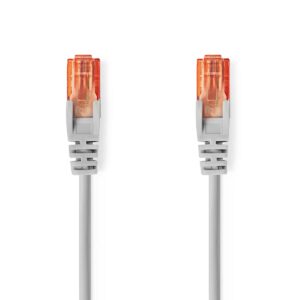 CAT6 Netwerkkabel | RJ45 Male | RJ45 Male | U/UTP | 2.00 m | Rond | PVC | Grijs | Label