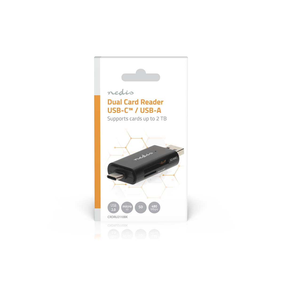 Kaartlezer | microSD (TF) / microSDHC (TF) / microSDXC (TF) / SD / SDHC / SDXC | USB 2.0 - Afbeelding 9