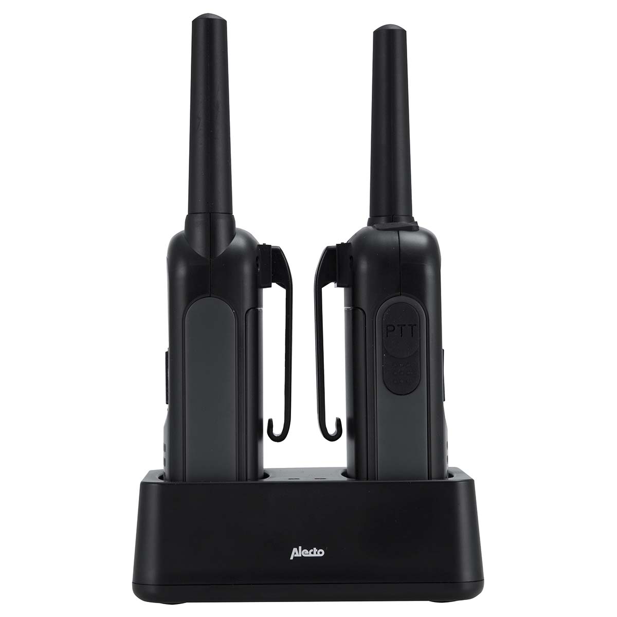 Walkie-Talkie Set | 2 Handsets | Tot 7 km | Frequentiekanalen: 16 | PTT / VOX | 35 uur stand-by | Hoofdtelefoonuitgang | Zwart - Afbeelding 3