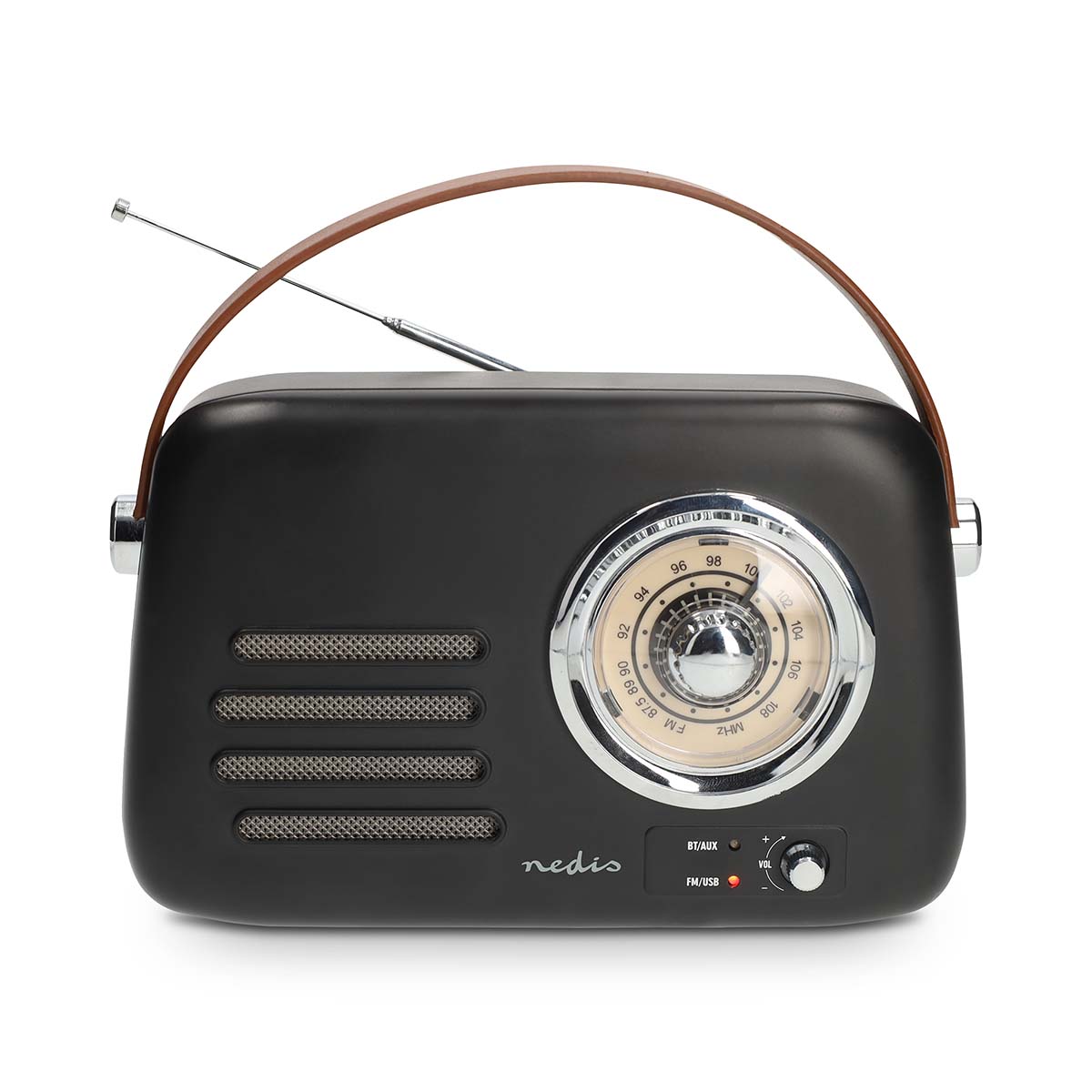 FM-Radio | Draagbaar Model | Bluetooth® / FM | Accu gevoed / USB Gevoed | Analoog | 10 W | Bluetooth® | Zwart - Afbeelding 3