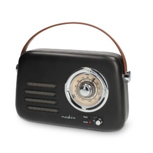 FM-Radio | Draagbaar Model | Bluetooth® / FM | Accu gevoed / USB Gevoed | Analoog | 10 W | Bluetooth® | Zwart