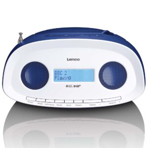 Draagbare DAB+/FM-radio met CD- en USB-speler Blauw