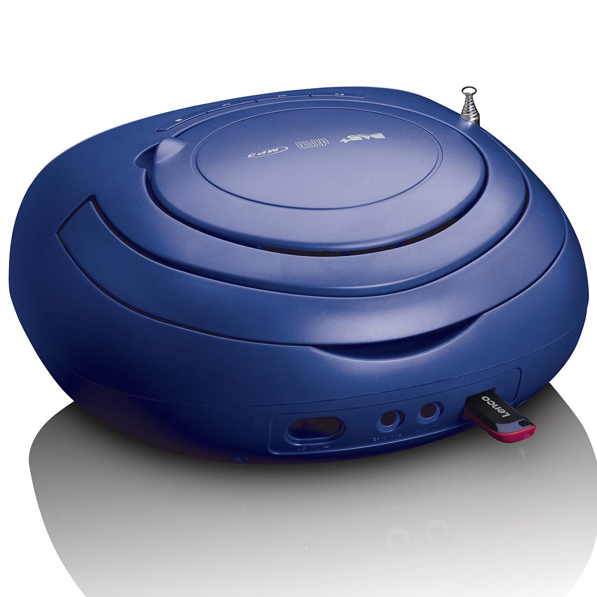 Draagbare DAB+/FM-radio met CD- en USB-speler Blauw - Afbeelding 2